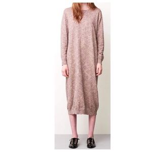 Rodebjer Sweater Dress. Long sleeves.  Lightweight. Heathered. M